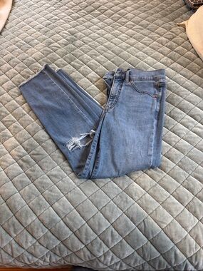 Express slim leg mid rise 4R